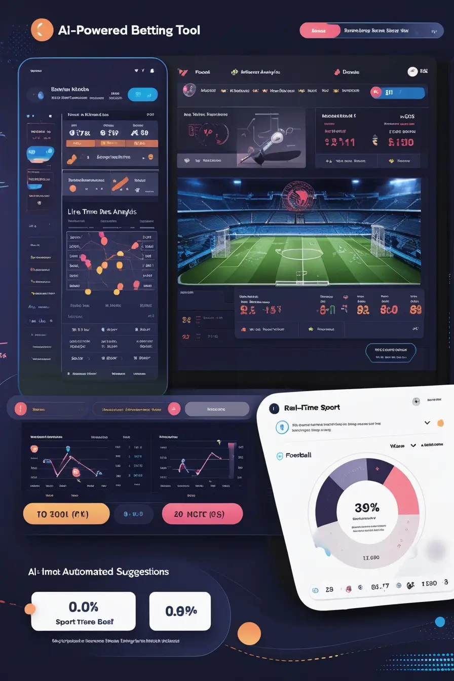 Modern AI-powered betting dashboard with sports data, odds analysis, and live match updates.